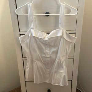 White dress tank top